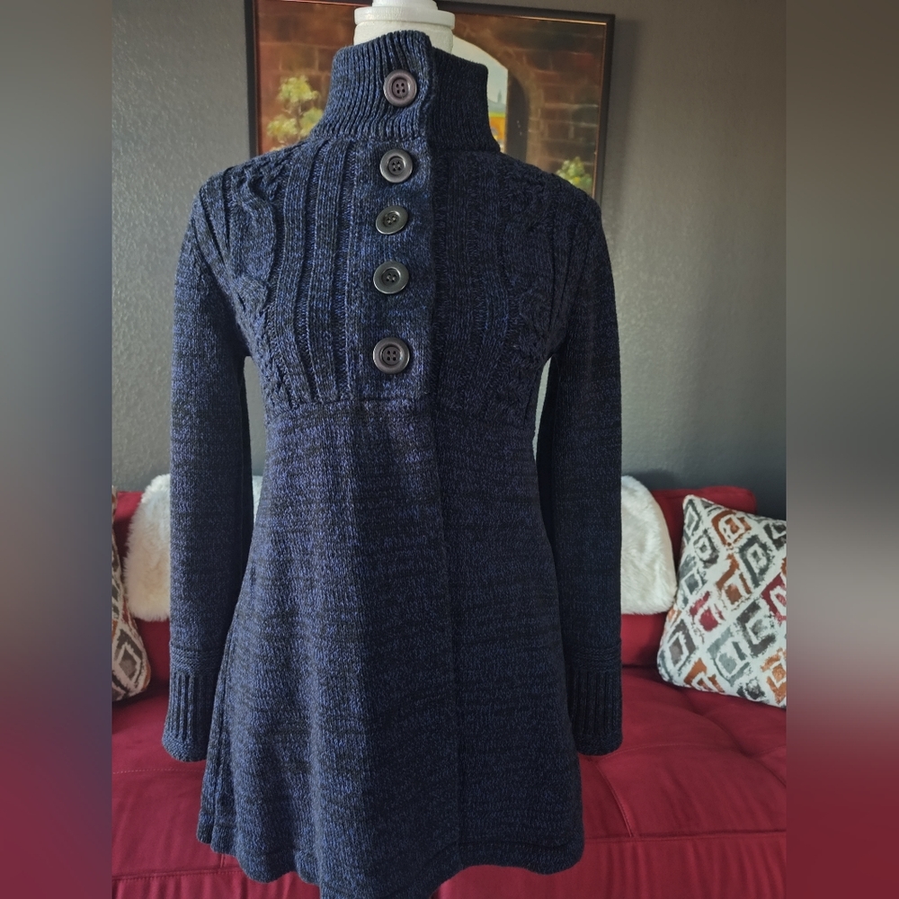 Fabulous Style & Co sweater deep purple and black color Size XS